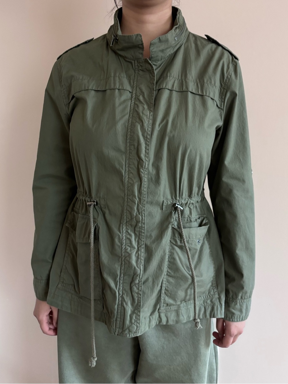 Velvet Heart Olive Green Utility Jacket